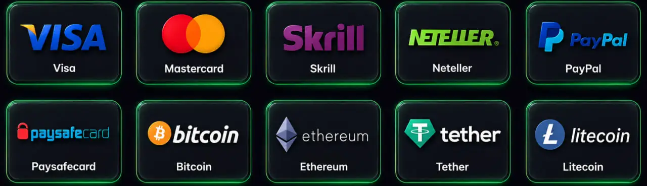 luckyboom casino payment methods